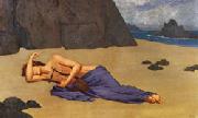 Alexandre Seon Orpheus' Lamentation oil painting on canvas